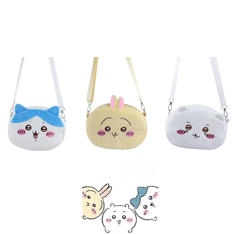 ちいかわ ハチワレ うさぎ バッグなど未使用タグ付き含む15点セット Amazon.co.jp: YLYIGKKD(さん) ちいかわ 斜め掛けバッグ